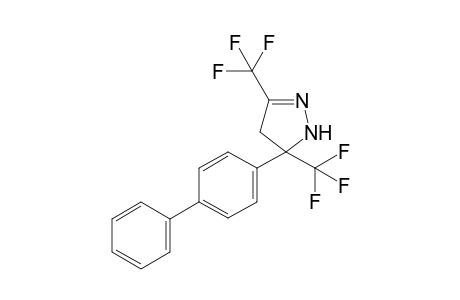 5-([1,1'-Biphenyl]-4-yl)-3,5-bis(trifluoromethyl)-4,5-dihydro-1H-pyrazole