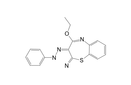 4-ETHOXY-2-IMINO-3-PHENYLHYDRAZO-1,5-BENZOTHIAZEPINE