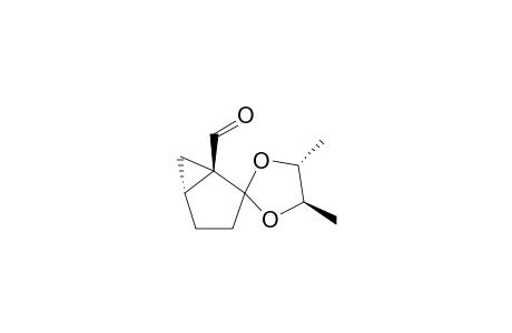 [4'R-[2'.alpha.(1S*,5R*),4'.alpha.,5.beta.]]-4',5',Dimethylspiro[bicyclo[3.1.0]hexane-2,2'-[1,3]dioxolane]-1-caboxaldehyde