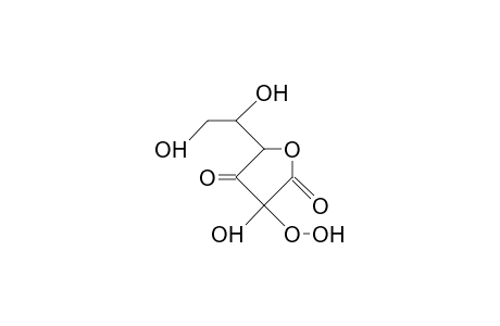 5-(1,2-Dihydroxy-ethyl)-3-hydroperoxy-3-hydroxy-tetrahydrofuran-2,4-dione