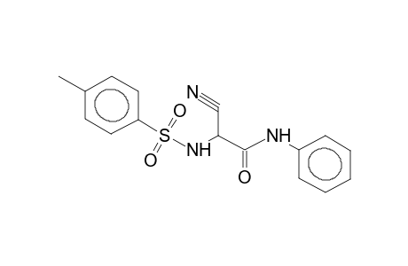 N-(PARA-TOLYLSULPHONYL)-ALPHA-CYANO-ALPHA-AMINOACETIC ACID, PHENYLAMIDE