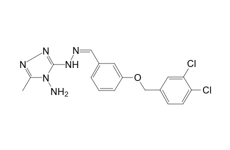 3-[(3,4-dichlorobenzyl)oxy]benzaldehyde (4-amino-5-methyl-4H-1,2,4-triazol-3-yl)hydrazone