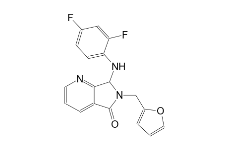 5H-pyrrolo[3,4-b]pyridin-5-one, 7-[(2,4-difluorophenyl)amino]-6-(2-furanylmethyl)-6,7-dihydro-
