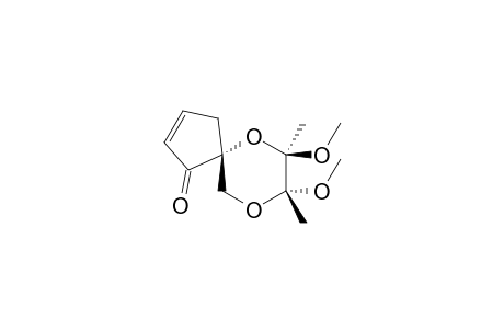 (5S,7R,8R)-7,8-Dimethoxy-7,8-dimethyl-6,9-dioxaspiro[4.5]decan-1-one