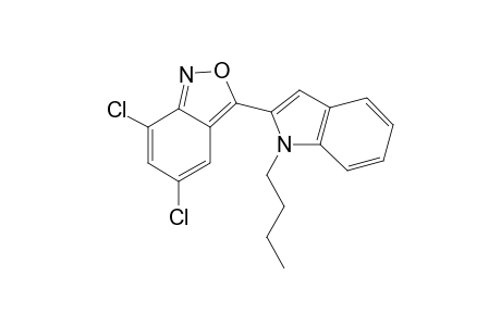 3-(1-n-Butylindol-2-yl)-5,7-dichloro-2,1-benzisoxazole