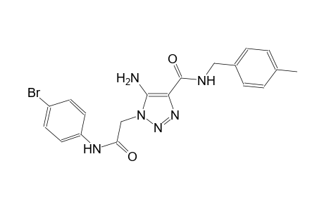 5-amino-1-[2-(4-bromoanilino)-2-oxoethyl]-N-(4-methylbenzyl)-1H-1,2,3-triazole-4-carboxamide