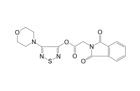 (1,3-Dioxo-1,3-dihydro-isoindol-2-yl)-acetic acid 4-morpholin-4-yl-[1,2,5]thiadiazol-3-yl ester
