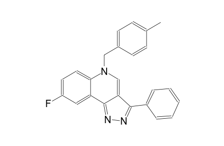 5H-pyrazolo[4,3-c]quinoline, 8-fluoro-5-[(4-methylphenyl)methyl]-3-phenyl-