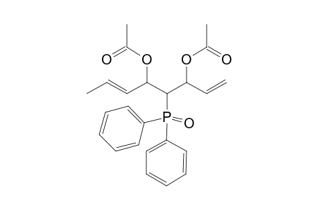 (3RS,4RS,5RS)-,and-(3RS,4SR,5SR)-(3RS,4SR,5RS) and(3RS,4RS,5SR)-(E)-4-Diphenylphosphinoyloct-1-ene-3,5-diyl diacetate