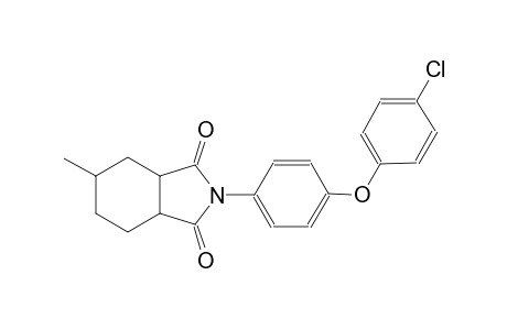 1H-isoindole-1,3(2H)-dione, 2-[4-(4-chlorophenoxy)phenyl]hexahydro-5-methyl-