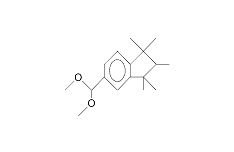 1H-Indene, 5-(dimethoxymethyl)-2,3-dihydro-1,1,2,3,3-pentamethyl-