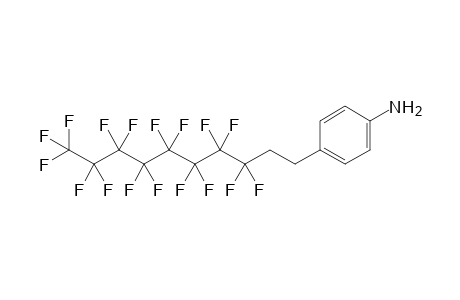 4-(3,3,4,4,5,5,6,6,7,7,8,8,9,9,10,10,10-Heptadecafluorodecyl)aniline