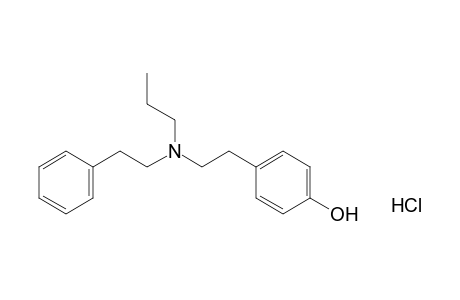 p-[2-(phenethylpropylamino)ethyl]phenol, hydrochloride