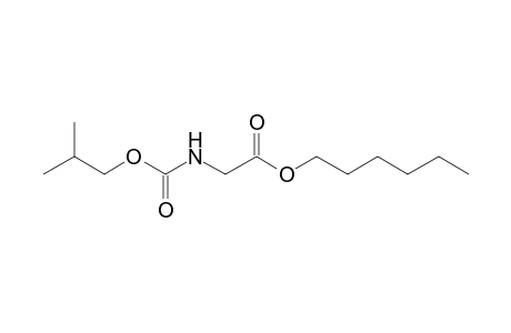 Glycine, N-isobutoxycarbonyl-, hexyl ester