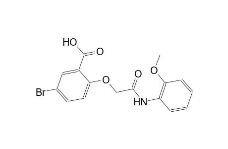 5-bromo-2-[2-(2-methoxyanilino)-2-oxoethoxy]benzoic acid