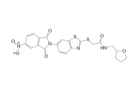 acetamide, 2-[[6-(1,3-dihydro-5-nitro-1,3-dioxo-2H-isoindol-2-yl)-2-benzothiazolyl]thio]-N-[(tetrahydro-2-furanyl)methyl]-