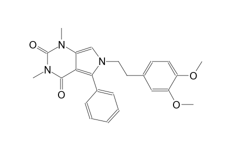 6-[2-(3,4-dimethoxyphenyl)ethyl]-1,3-dimethyl-5-phenyl-1H-pyrrolo[3,4-d]pyrimidine-2,4(3H,6H)-dione