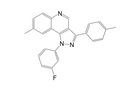 1-(3-fluorophenyl)-8-methyl-3-(4-methylphenyl)-1H-pyrazolo[4,3-c]quinoline