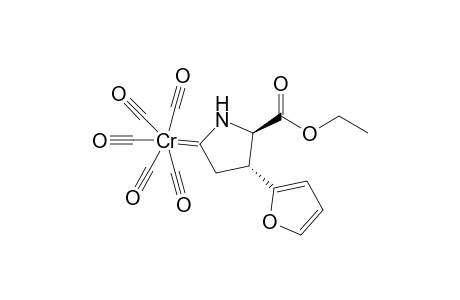 Carbon monoxide;[(4R,5R)-5-ethoxycarbonyl-4-(2-furanyl)-2-pyrrolidinylidene]chromium