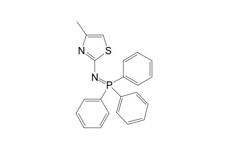 N-(4-Methyl-1,3-thiazol-2-yl)triphenyliminophosphorane