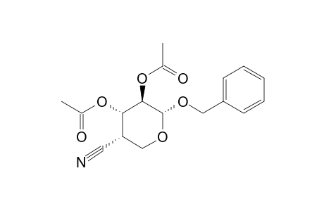 BENZYL-2,3-DI-O-ACETYL-4-CYANO-4-DEOXY-ALPHA-D-ARABINOSIDE