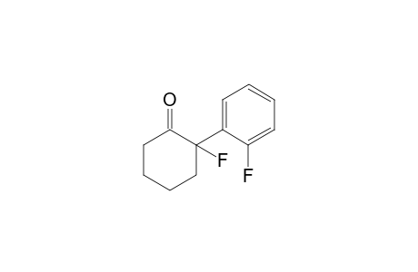2-fluoro-2-(2-fluorophenyl)cyclohexanone