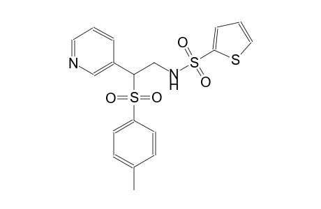 2-thiophenesulfonamide, N-[2-[(4-methylphenyl)sulfonyl]-2-(3-pyridinyl)ethyl]-