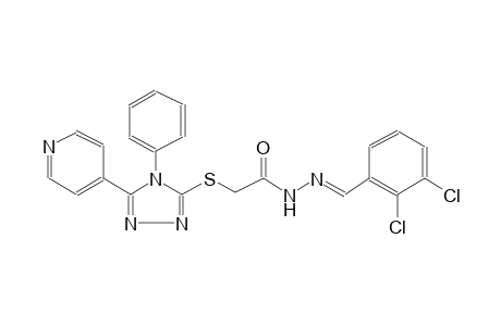 N'-[(E)-(2,3-dichlorophenyl)methylidene]-2-{[4-phenyl-5-(4-pyridinyl)-4H-1,2,4-triazol-3-yl]sulfanyl}acetohydrazide