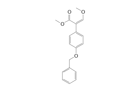 Benzeneacetic acid, alpha-(methoxymethylene)-4-(phenylmethoxy)-,methyl ester