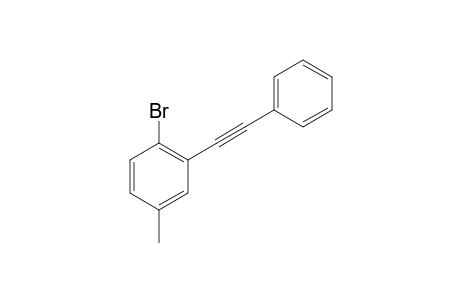1-Bromo-2-(phenylethynyl)-4-methylbenzene