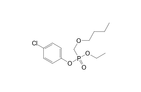 Phosphonic acid, (butoxymethyl)-, 4-chlorophenyl ethyl ester