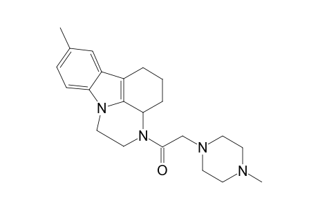 Ethanone, 1-(8-methyl-1,2,3a,4,5,6-hexahydropyrazino[3,2,1-jk]carbazol-3-yl)-2-(4-methylpiperazin-1-yl)-