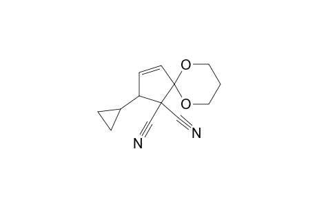 2-cyclopropyl-6,10-dioxaspiro[4.5]dec-3-ene-1,1-dicarbonitrile