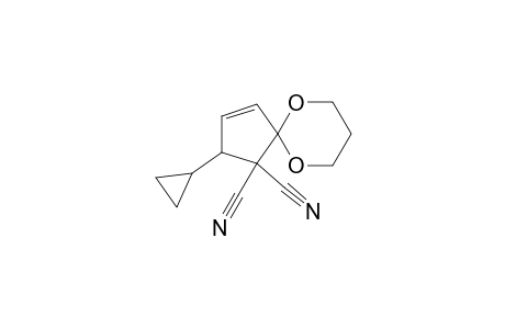 2-cyclopropyl-6,10-dioxaspiro[4.5]dec-3-ene-1,1-dicarbonitrile