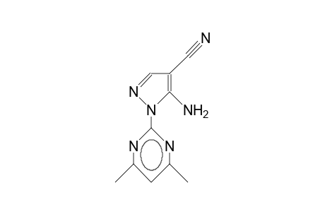 1-(4,6-Dimethyl-2-pyrimidinyl)-4-cyano-pyrrazol-5-amine