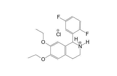 isoquinolinium, 1-(2,5-difluorophenyl)-6,7-diethoxy-1,2,3,4-tetrahydro-, chloride