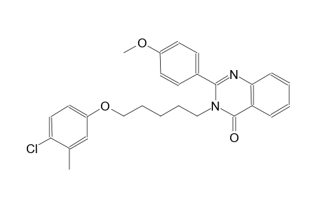 3-[5-(4-chloro-3-methylphenoxy)pentyl]-2-(4-methoxyphenyl)-4(3H)-quinazolinone