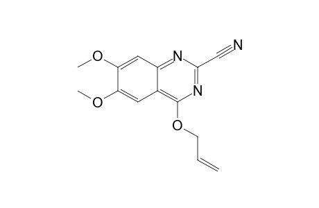4-Allyloxy-6,7-dimethoxy-quinazoline-2-carbonitrile