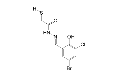 2-MERCAPTOACETIC ACID, (5-BROMO-3-CHLOROSALICYLIDENE)HYDRAZIDE