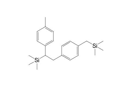 [1-(p-Methylphenyl)-2-[p-(trimethylsilylmethyl)phenyl]ethyl](trimethyl)silane