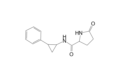 5-Oxo-N-(2-phenylcyclopropyl)-2-pyrrolidinecarboxamide