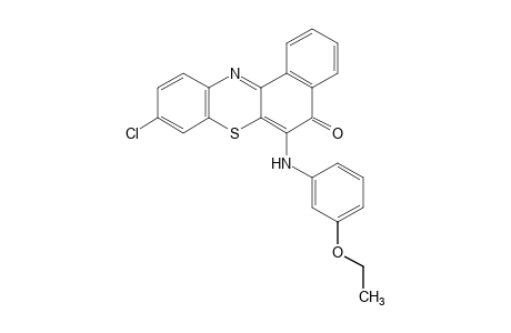 9-CHLORO-6-(m-PHENETIDINO)-5H-BENZO[a]PHENOTHIAZIN-5-ONE