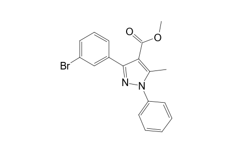Methyl 3-(3-bromophenyl)-5-methyl-1-phenyl-1H-pyrazole-4-carboxylate