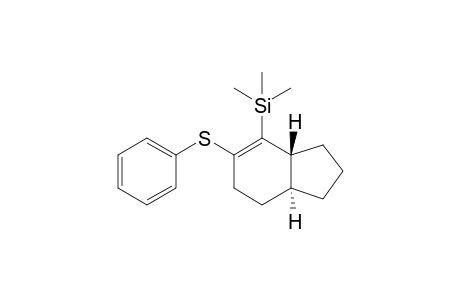 trans-6-(Phenylthio)-7-(trimethylsilyl)-2,3,4,5,3a,7a-hexahydroindene