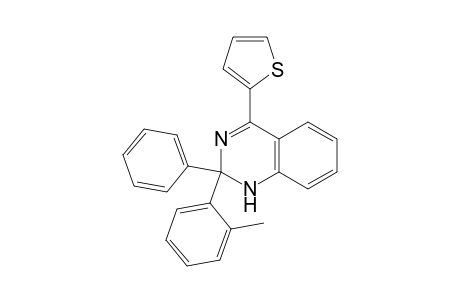 2-(2-Methylphenyl)-2-phenyl-4-thiophen-2-yl-1H-quinazoline