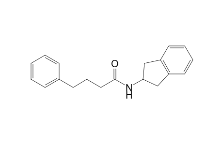 N-(2,3-Dihydro-1H-inden-2-yl)-4-phenylbutanamide