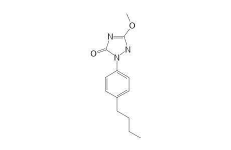 2-(4'-N-Butylphenyl)-5-methoxy-1,2,4-triazolin-3-one