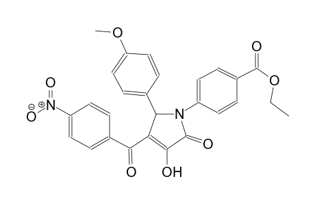 ethyl 4-[3-hydroxy-5-(4-methoxyphenyl)-4-(4-nitrobenzoyl)-2-oxo-2,5-dihydro-1H-pyrrol-1-yl]benzoate