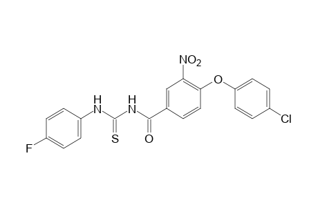 1-[4-(p-chlorophenoxy)-3-nitrobenzoyl]-3-(p-fluorophenyl)-2-thiourea