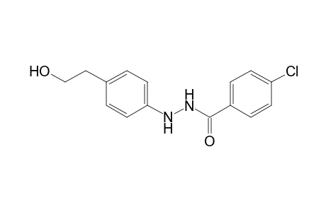 Benzoic acid, 4-chloro-, 2-[4-(2-hydroxyethyl)phenyl]hydrazide